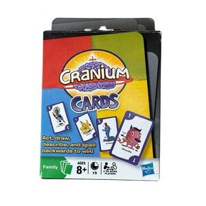 Hasbro Cranium Cards Family Party Game with Timer Ages 8+ Complete